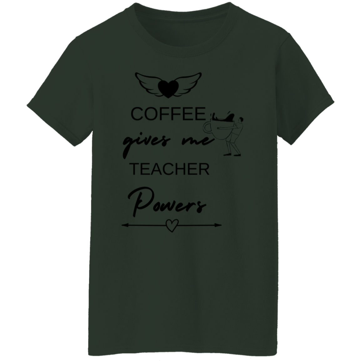 Back to School Ladies' 5.3 oz. T-Shirt For Teachers