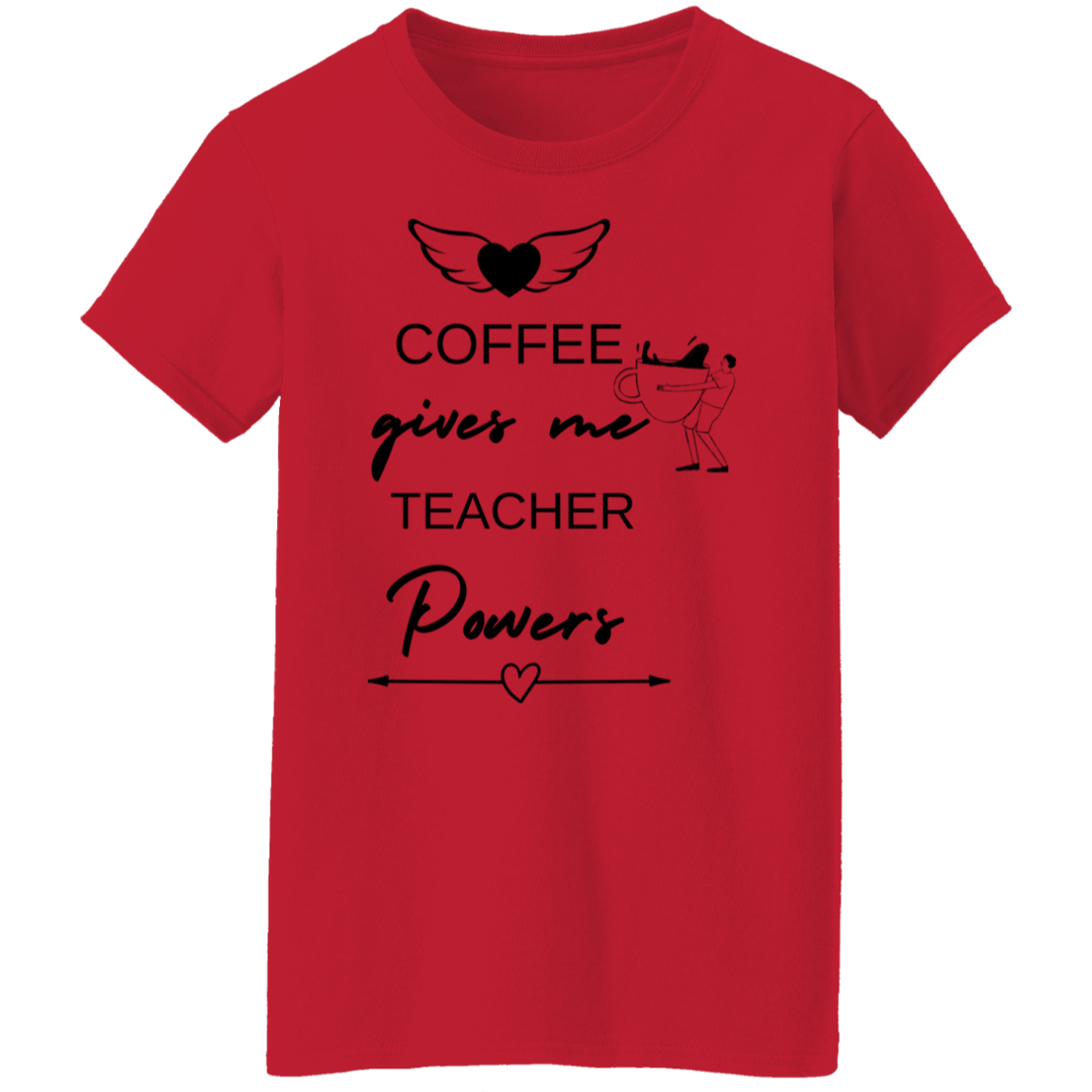 Back to School Ladies' 5.3 oz. T-Shirt For Teachers