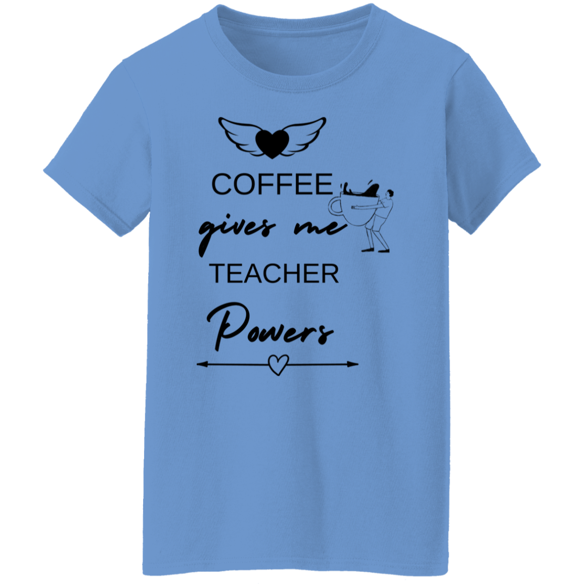 Back to School Ladies' 5.3 oz. T-Shirt For Teachers