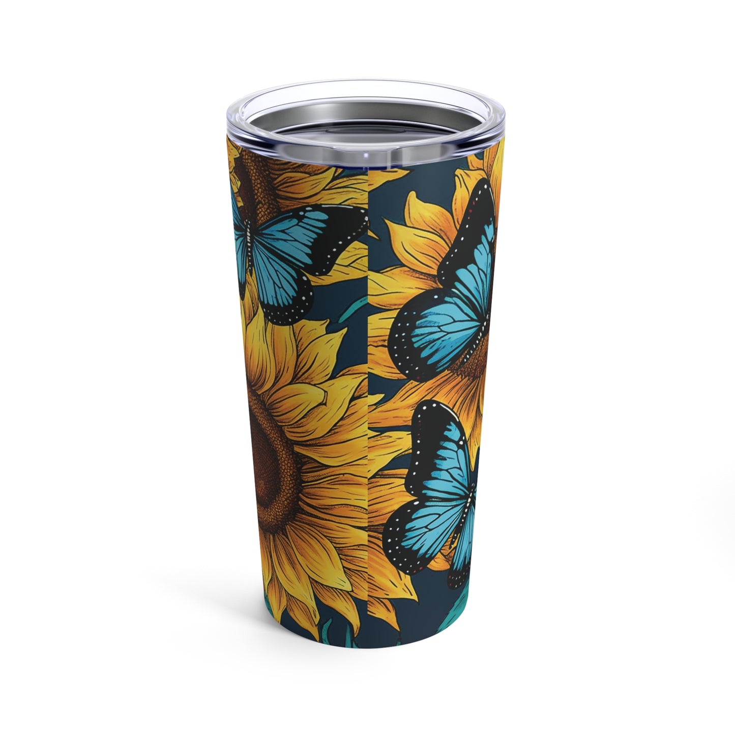 Butterfly Sunflower Tumbler 20oz