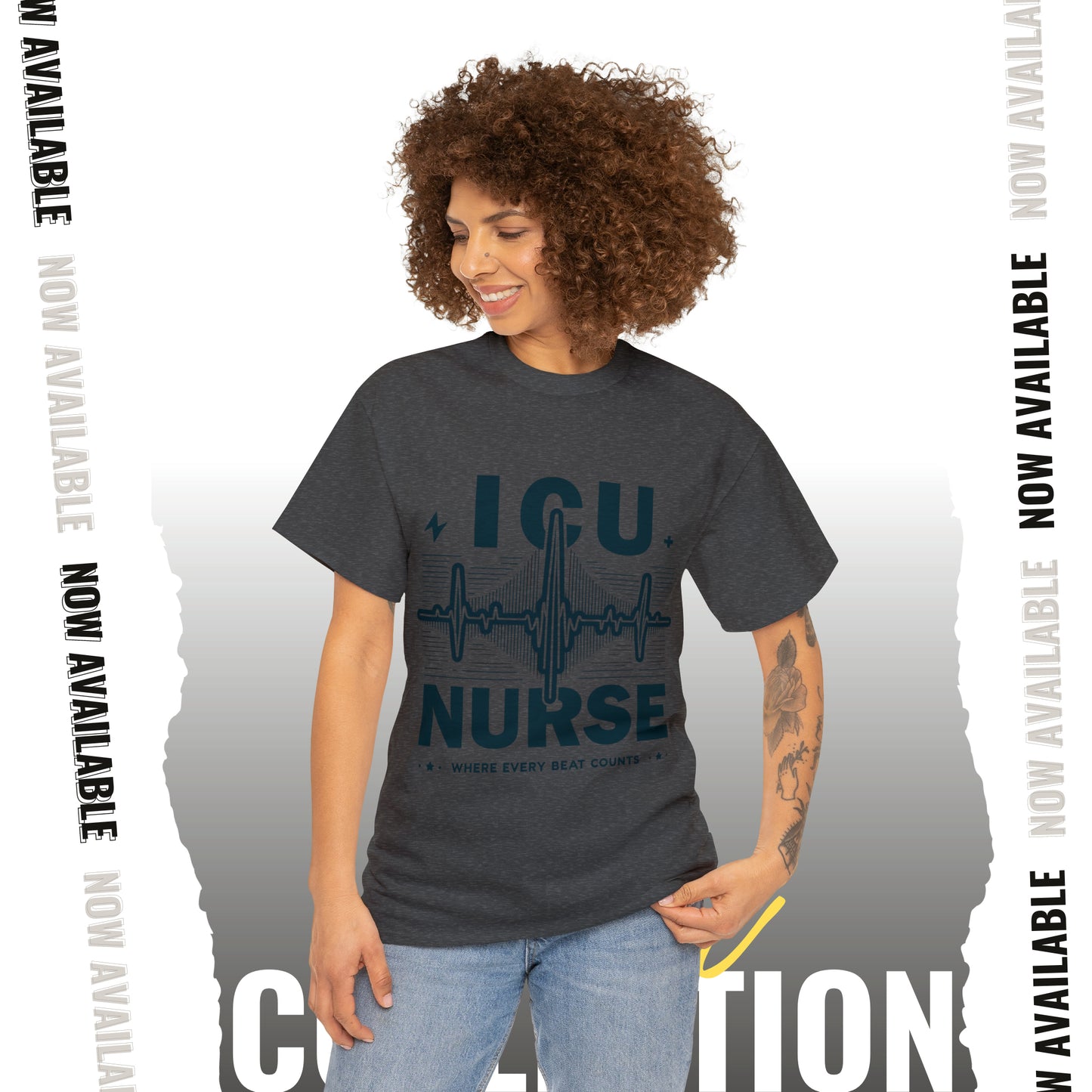 ICU Nurse Unisex Heavy Cotton Tee