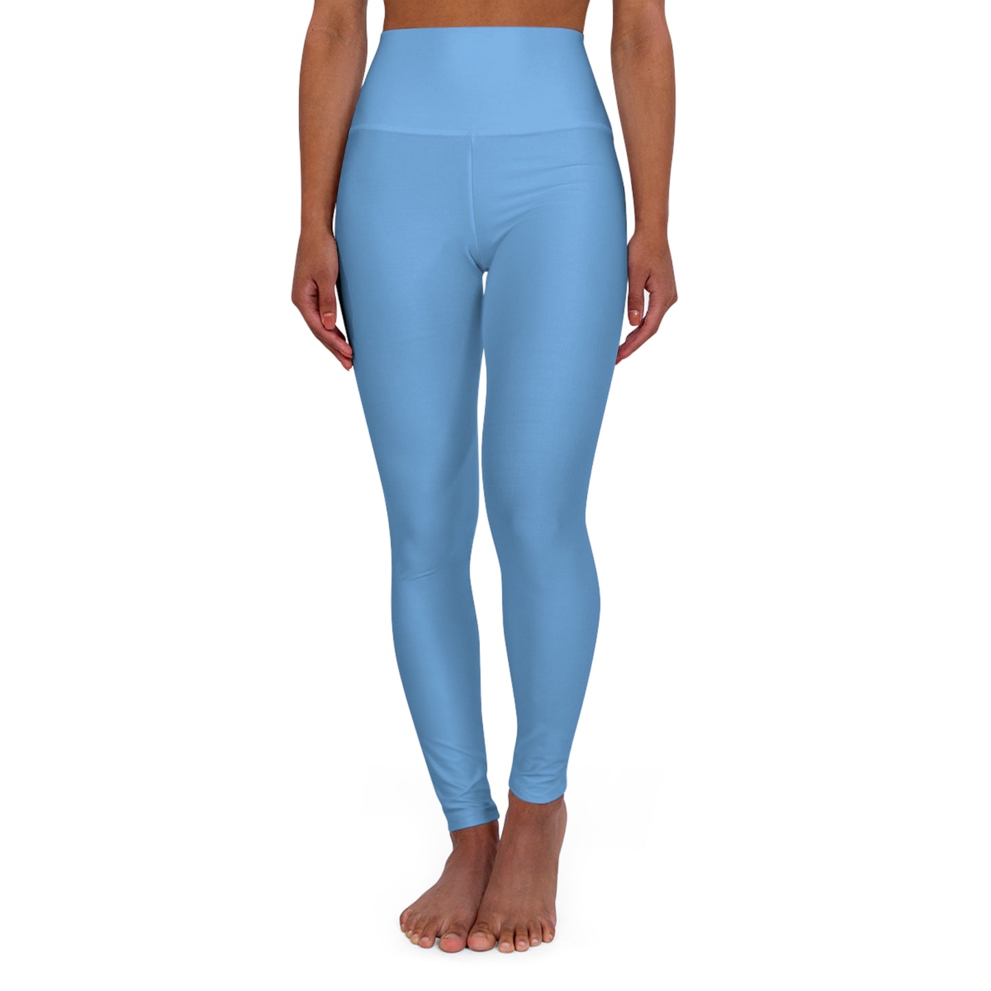 Thick-Fil-A Blue Workout Gym High Waisted Yoga Leggings