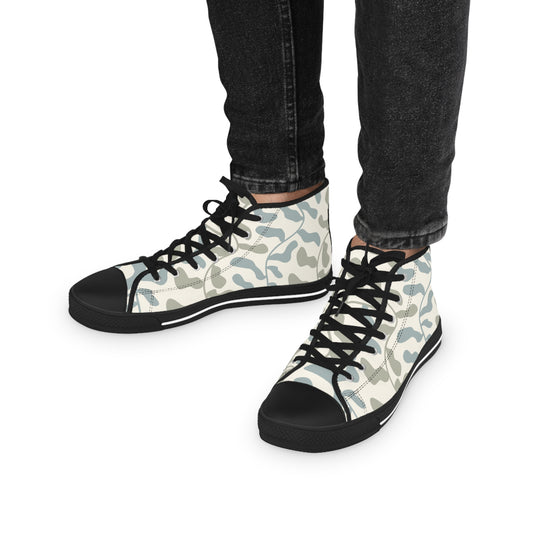 Retro Camo-Men's High Top Sneakers