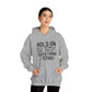 Hold On Let Me Overthink This- Unisex Heavy Blend™ Hooded Sweatshirt