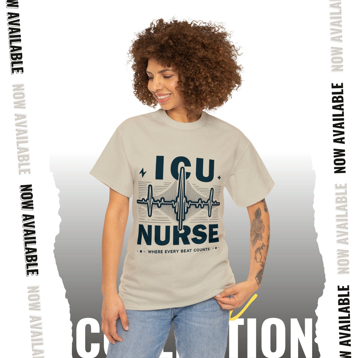 ICU Nurse Unisex Heavy Cotton Tee