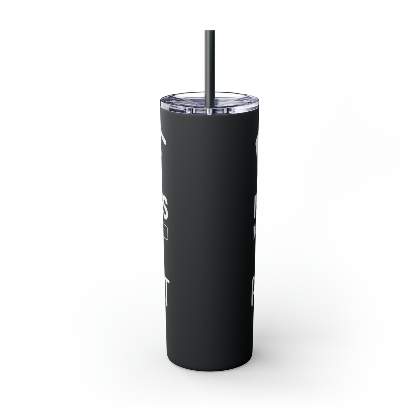 Nurse In Progress Loading Please Wait Skinny Tumbler with Straw, 20oz