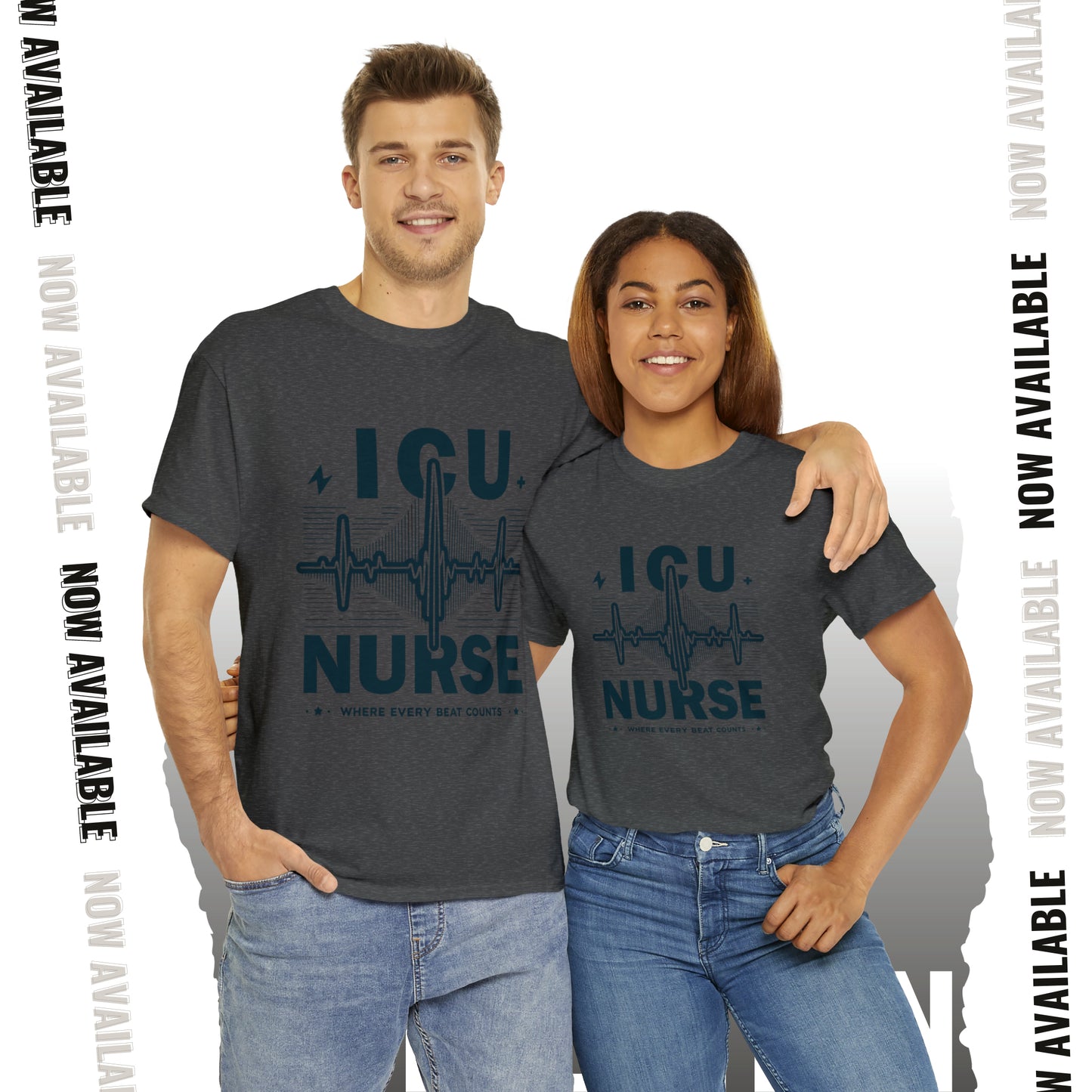 ICU Nurse Unisex Heavy Cotton Tee