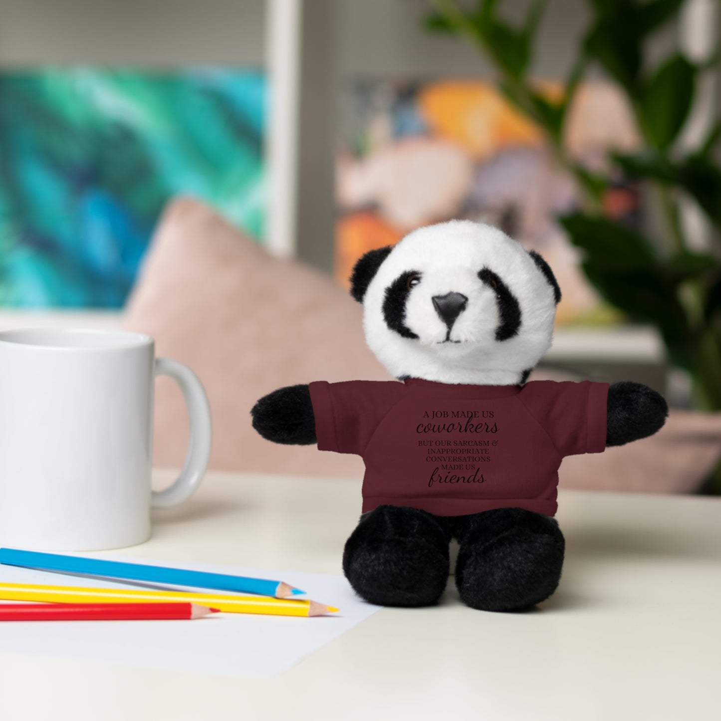 Co-Workers/Work Friends Gift Stuffed Animals with Tee