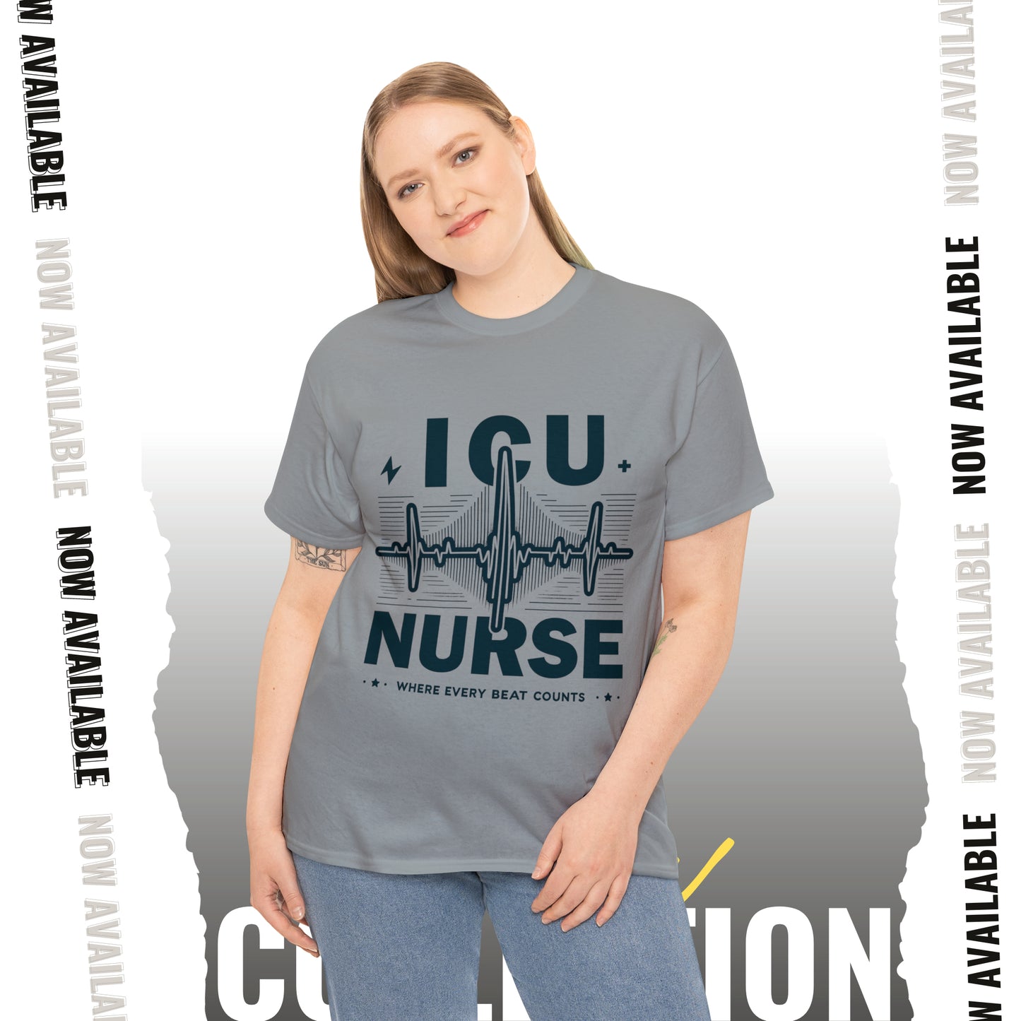 ICU Nurse Unisex Heavy Cotton Tee
