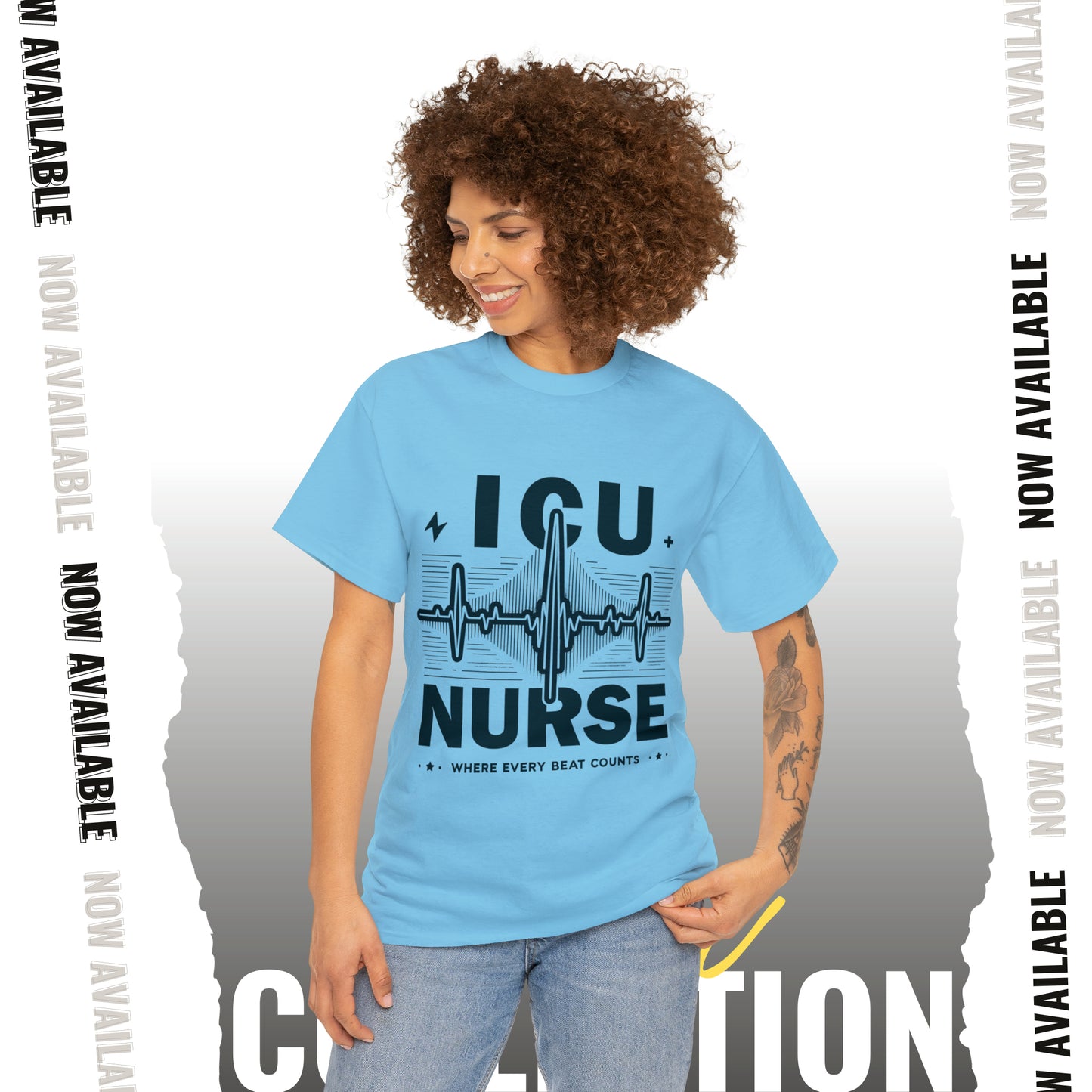 ICU Nurse Unisex Heavy Cotton Tee