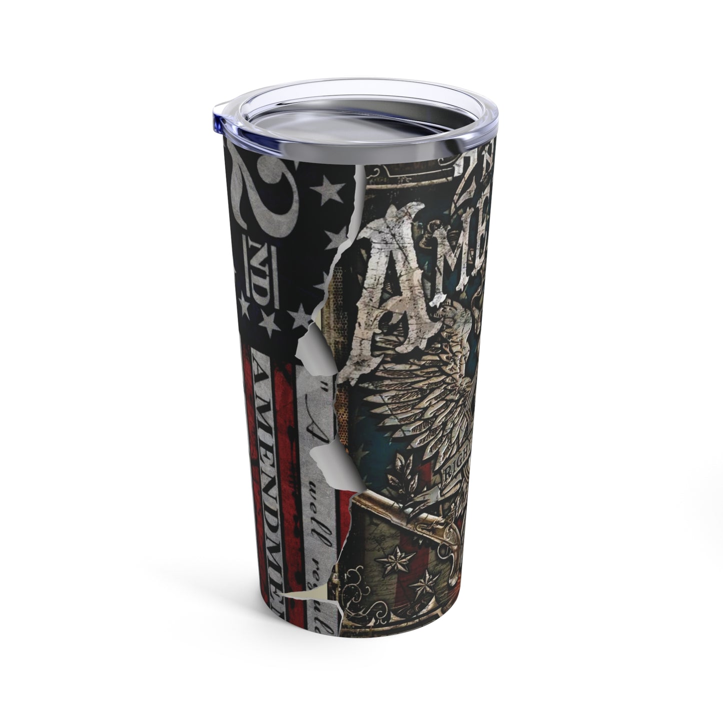 2nd Amendment FlagTumbler 20oz