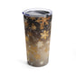 Gold Christmas Snow Flakes Tumbler 20oz