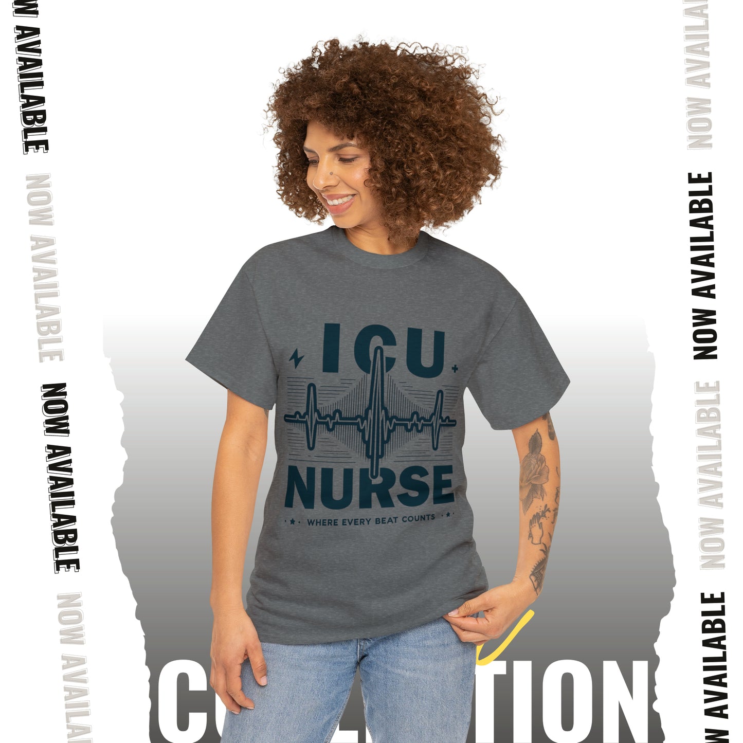 ICU Nurse Unisex Heavy Cotton Tee