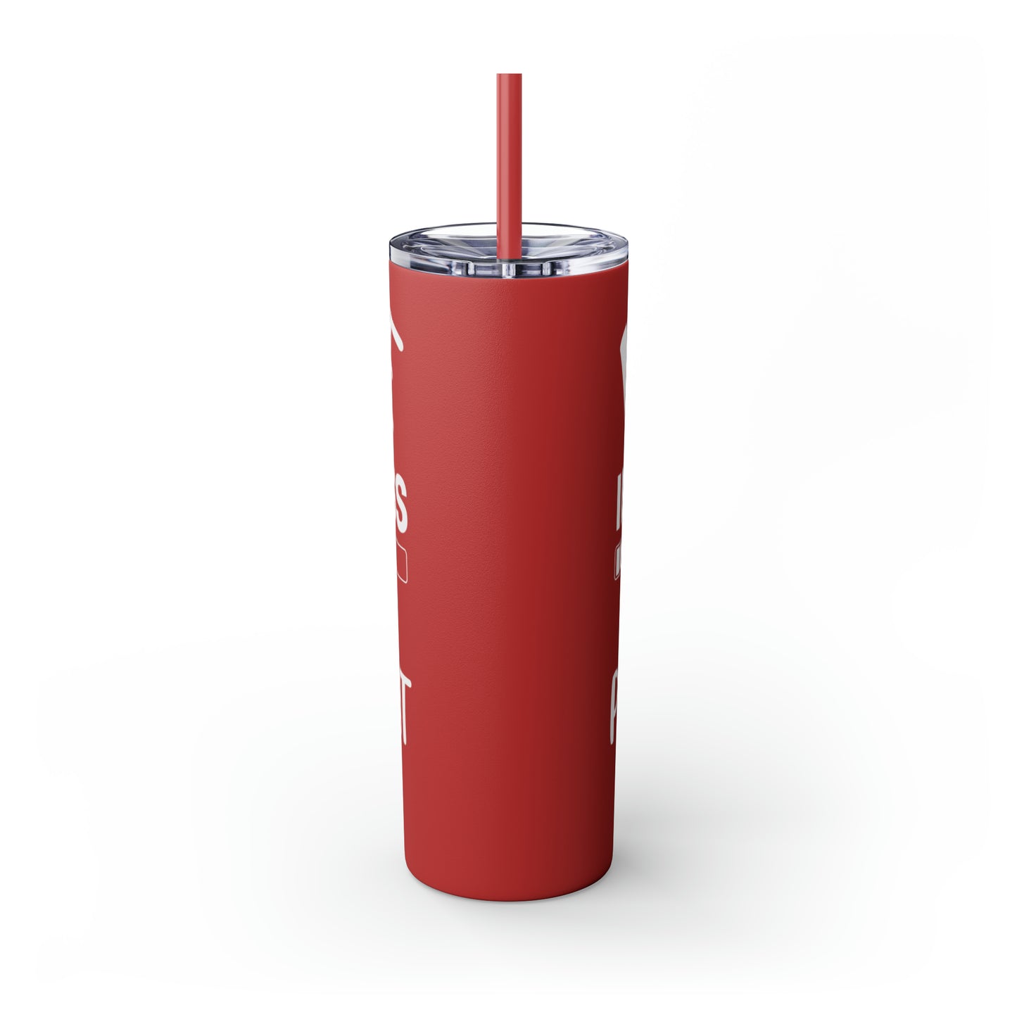 Nurse In Progress Loading Please Wait Skinny Tumbler with Straw, 20oz