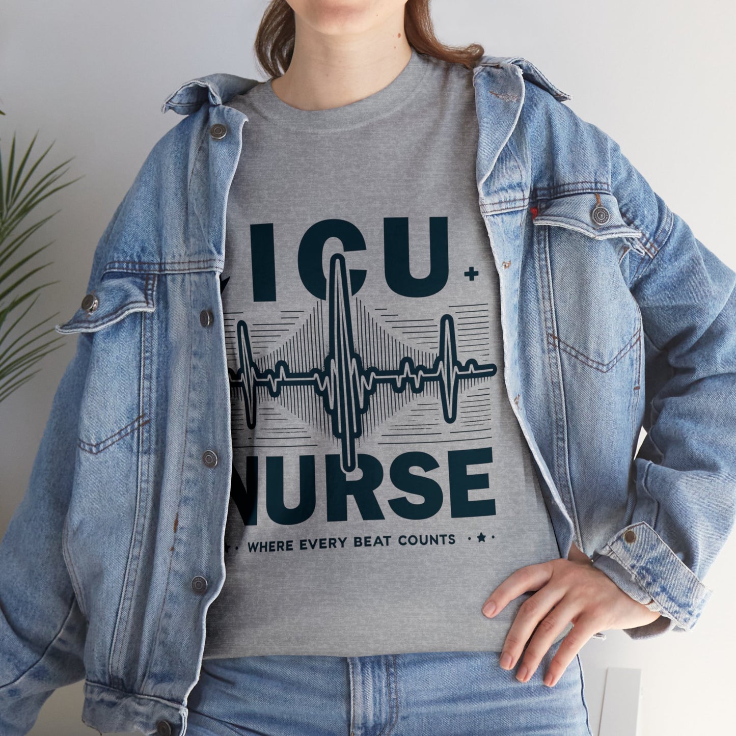 ICU Nurse Unisex Heavy Cotton Tee
