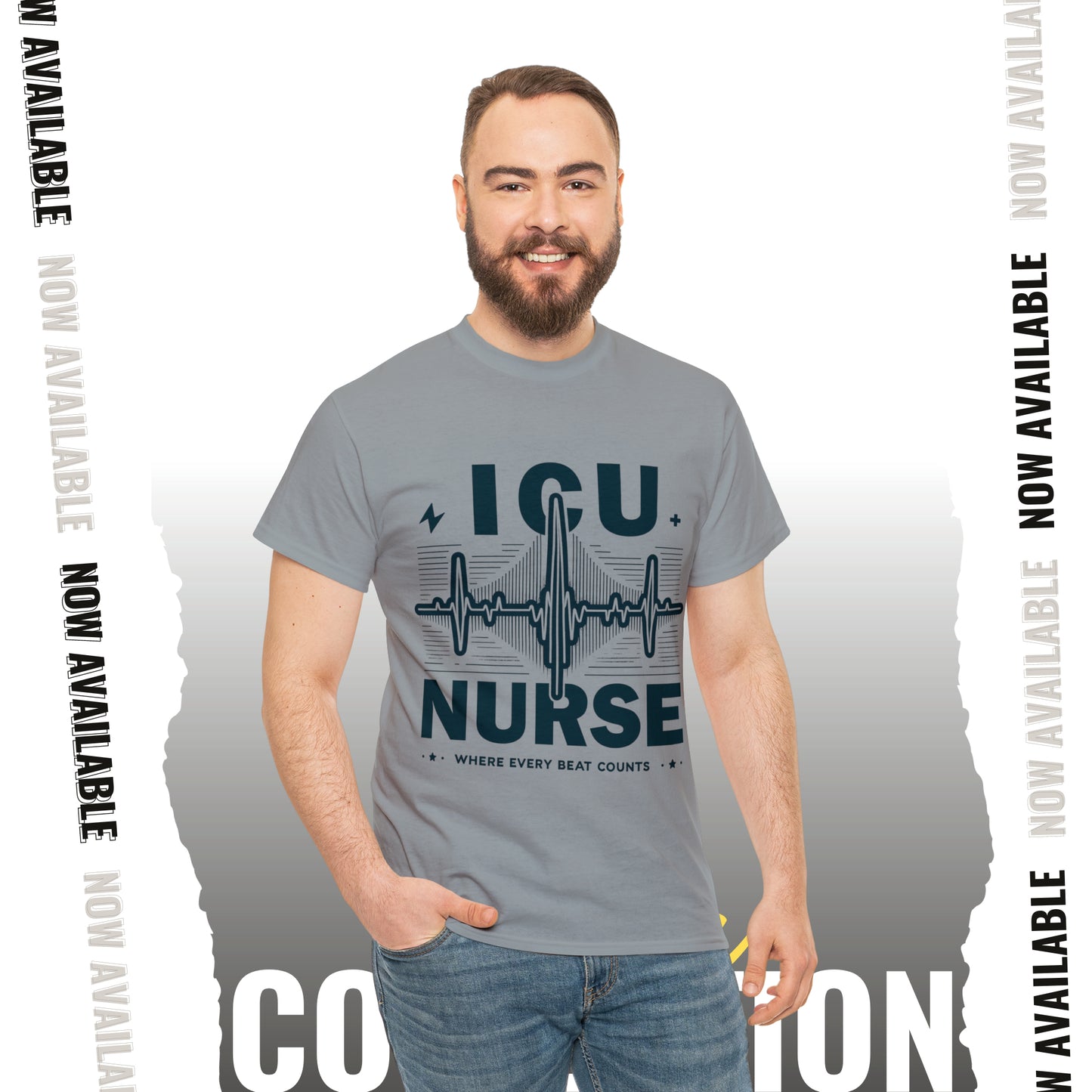 ICU Nurse Unisex Heavy Cotton Tee