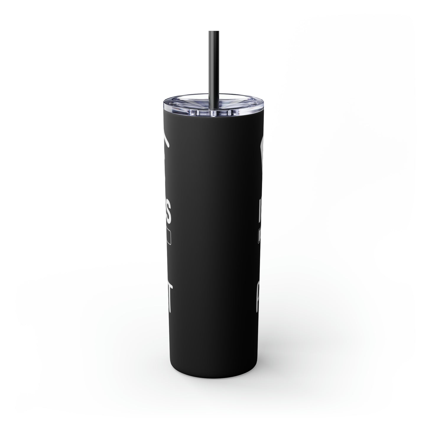 Nurse In Progress Loading Please Wait Skinny Tumbler with Straw, 20oz