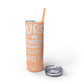 Nurse In Progress Loading Please Wait Skinny Tumbler with Straw, 20oz