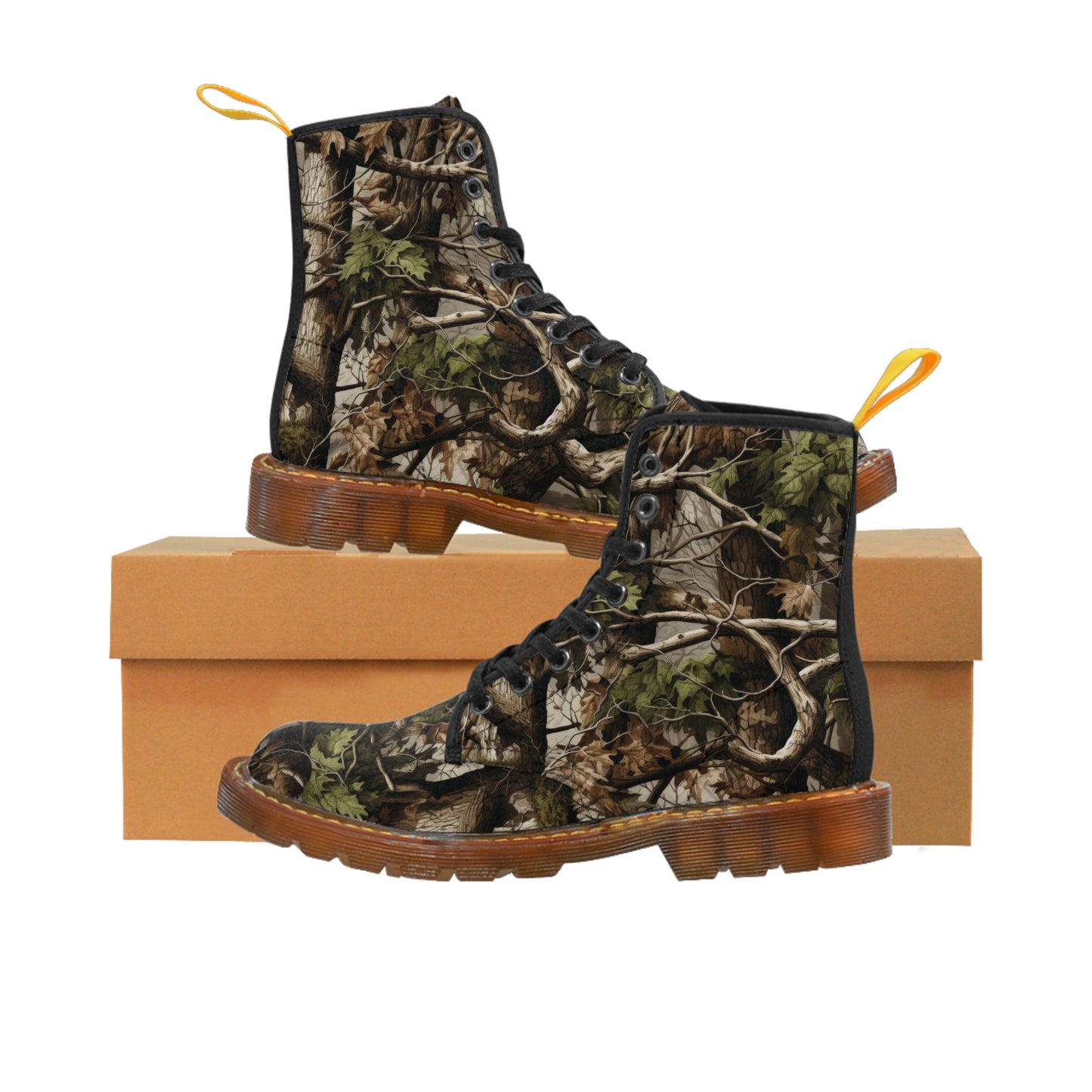 Camo-Men's Canvas Boots