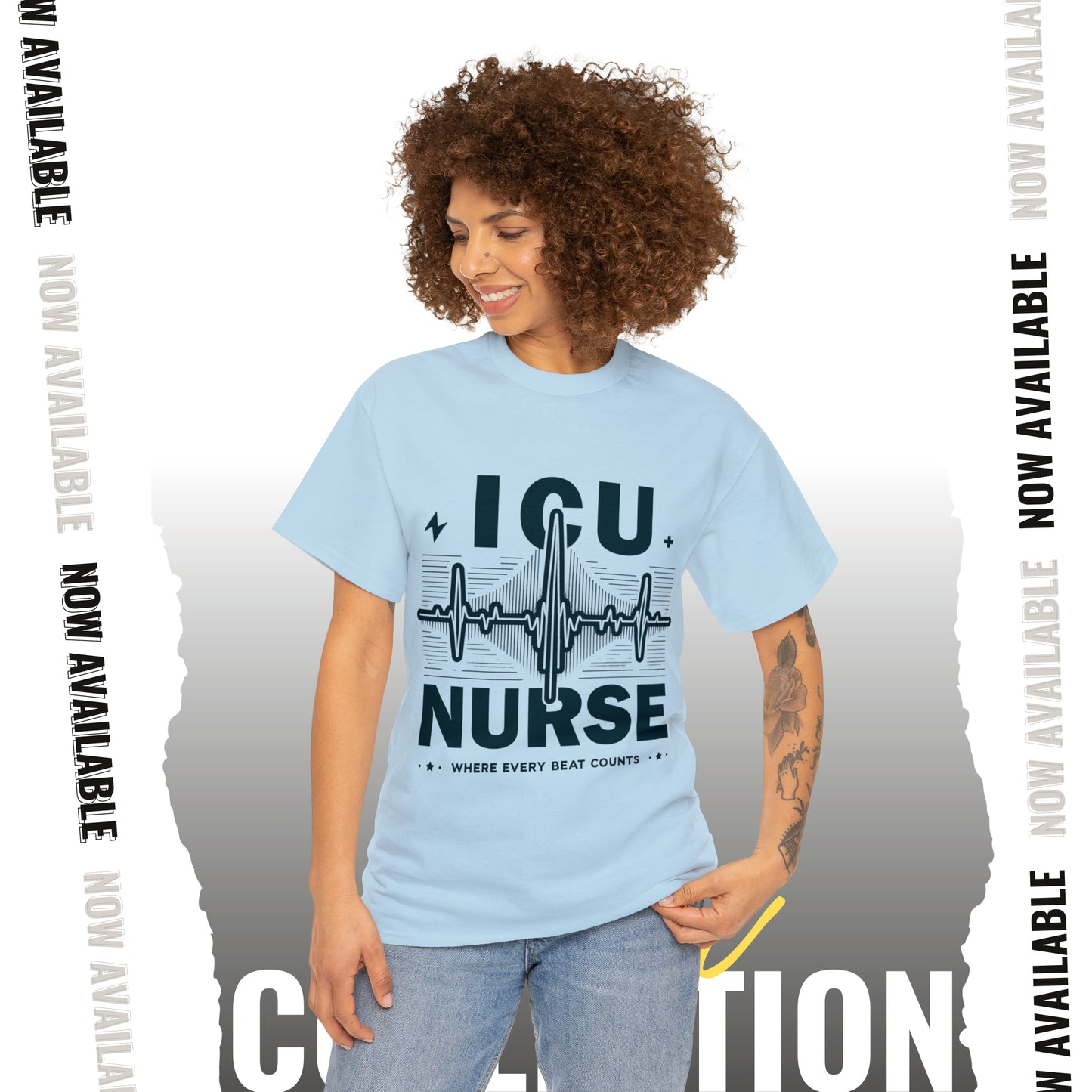 ICU Nurse Unisex Heavy Cotton Tee