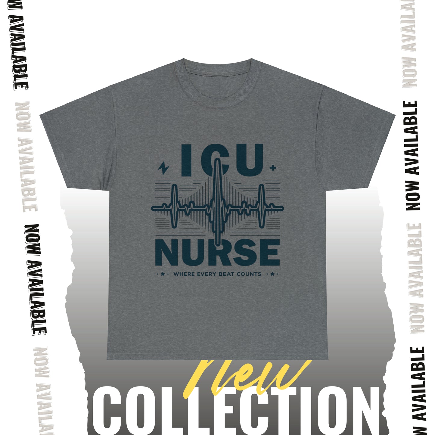 ICU Nurse Unisex Heavy Cotton Tee