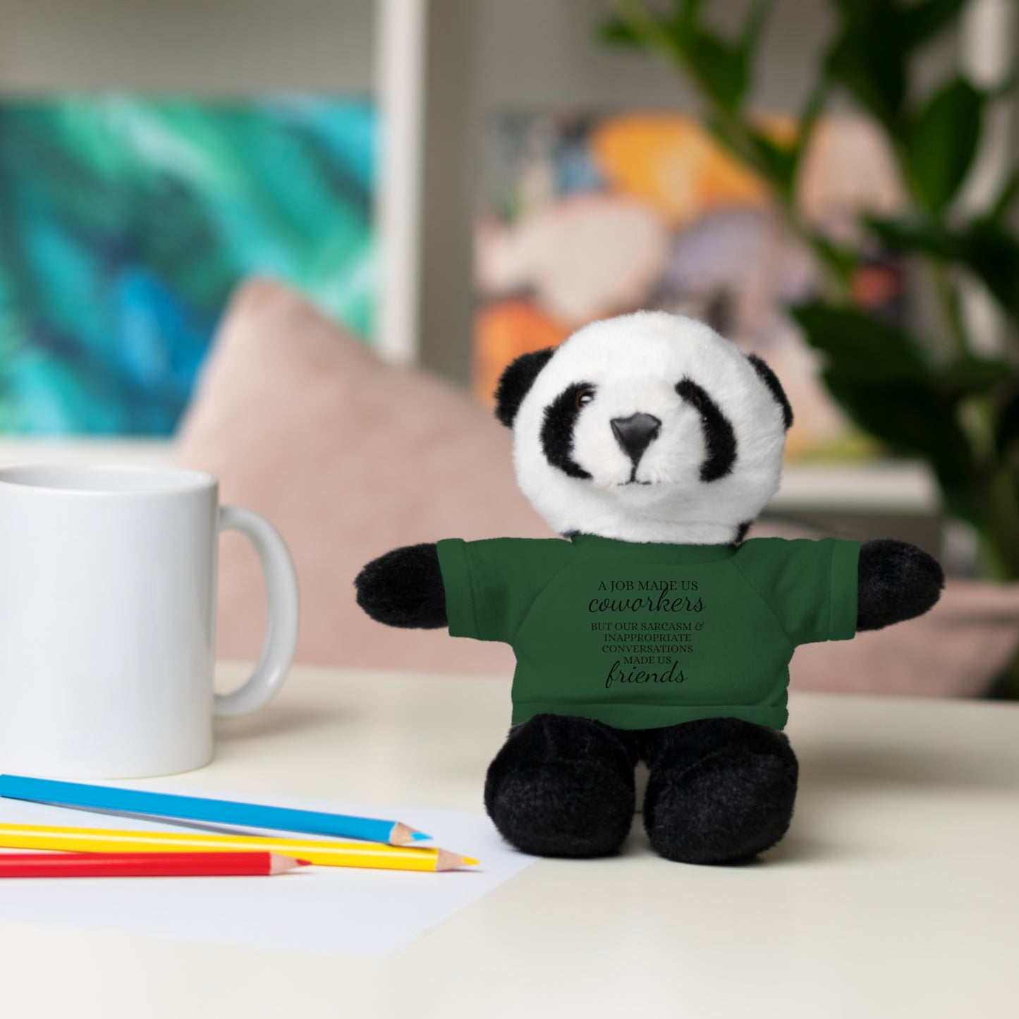 Co-Workers/Work Friends Gift Stuffed Animals with Tee