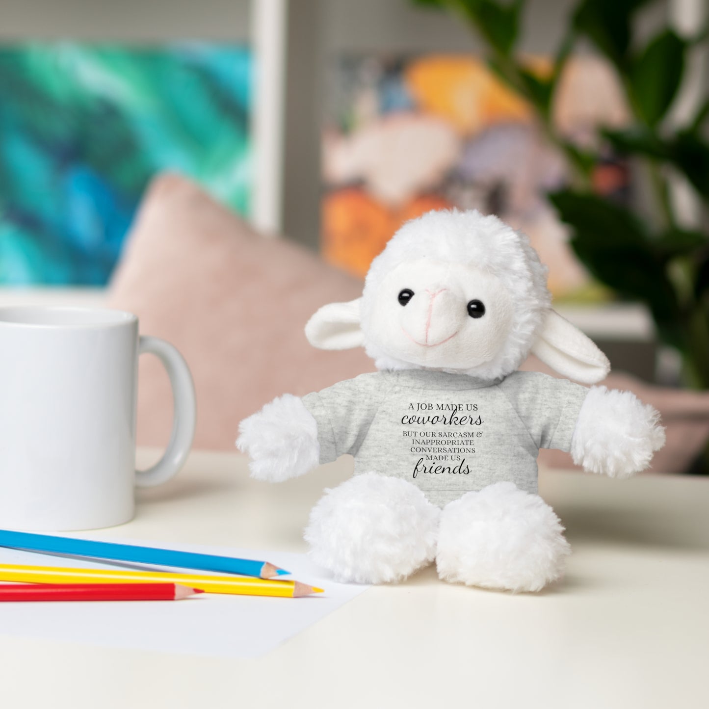 Co-Workers/Work Friends Gift Stuffed Animals with Tee