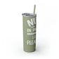 Nurse In Progress Loading Please Wait Skinny Tumbler with Straw, 20oz