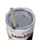 Affirmation Beauty -Skinny Tumbler with Straw, 20oz