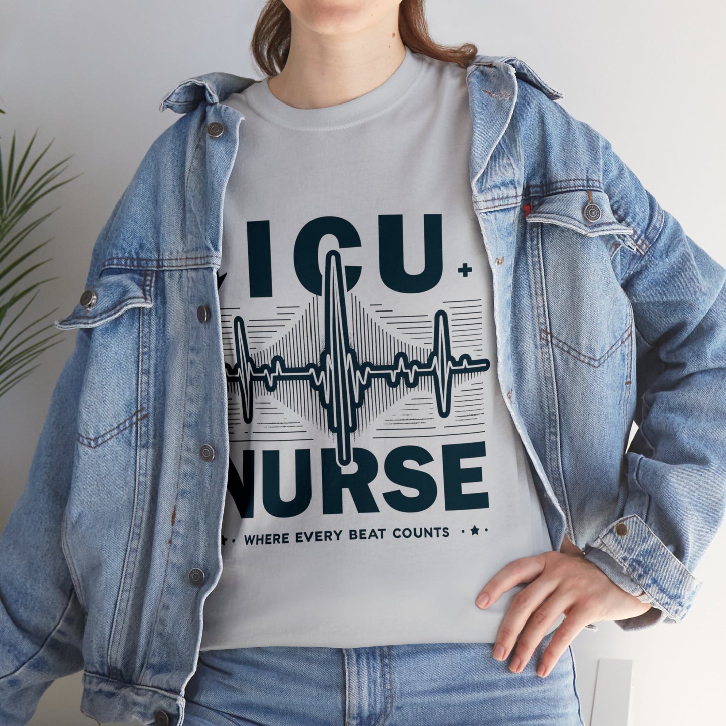ICU Nurse Unisex Heavy Cotton Tee