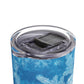 Sky Blue Snowflakes Maars Maker Skinny Matte Tumbler, 20oz
