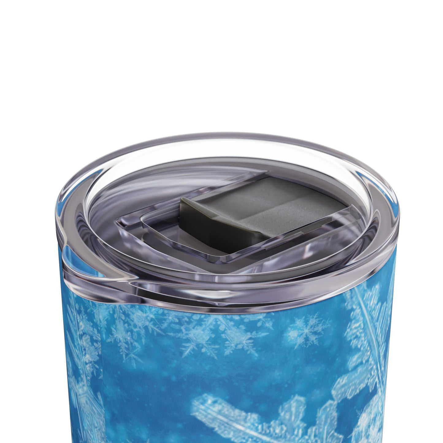 Sky Blue Snowflakes Maars Maker Skinny Matte Tumbler, 20oz