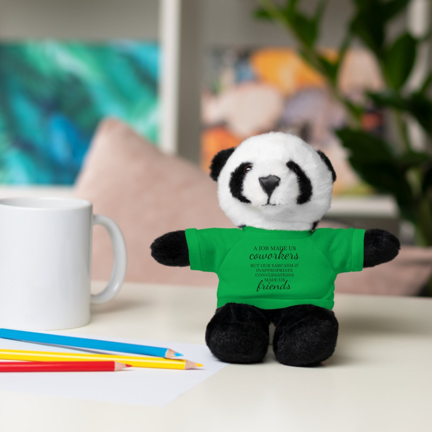Co-Workers/Work Friends Gift Stuffed Animals with Tee