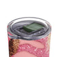 Glitter Pink Animal Maars Maker Skinny Matte Tumbler, 20oz