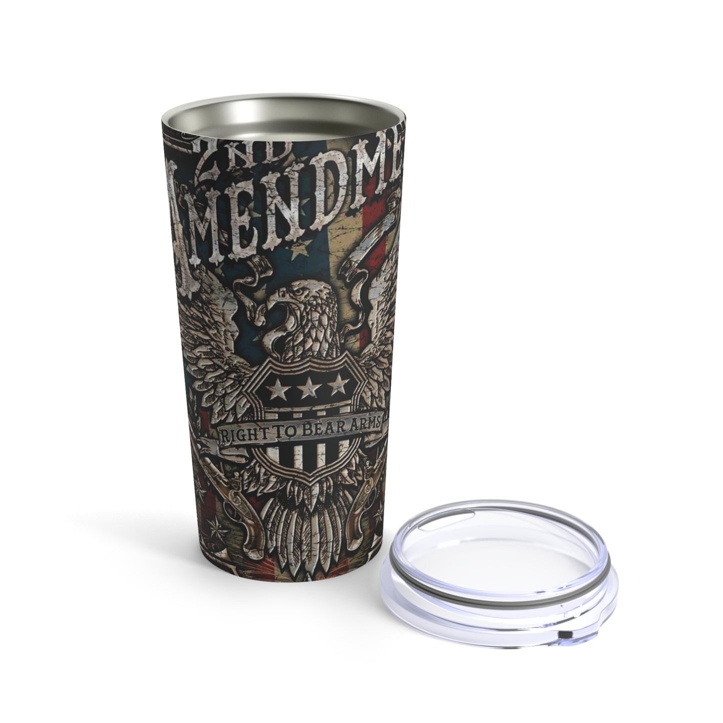 2nd Amendment FlagTumbler 20oz