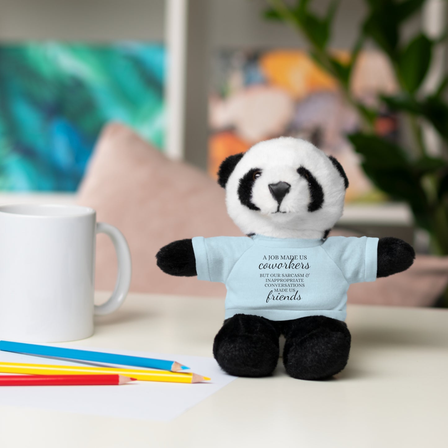 Co-Workers/Work Friends Gift Stuffed Animals with Tee