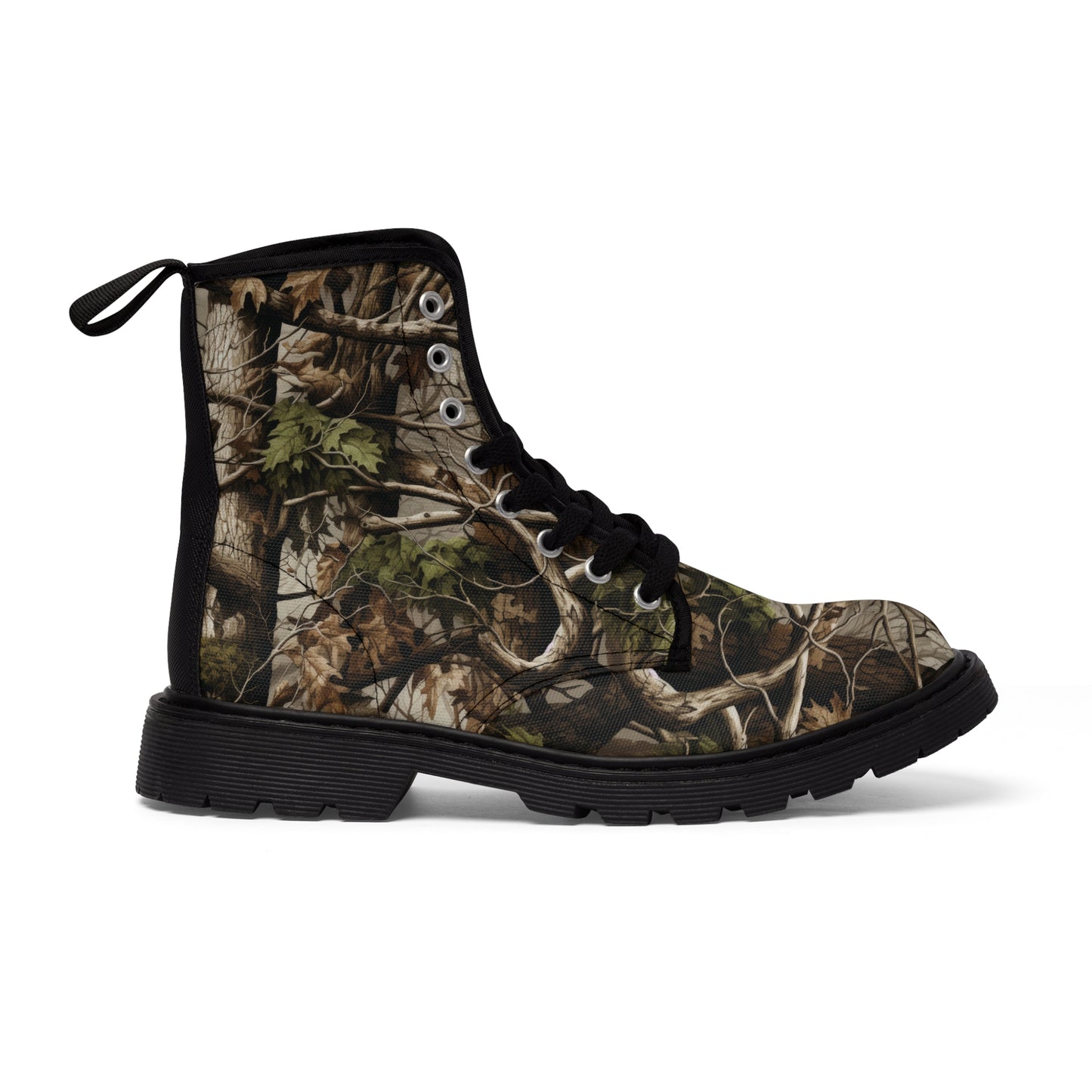 Camo-Men's Canvas Boots