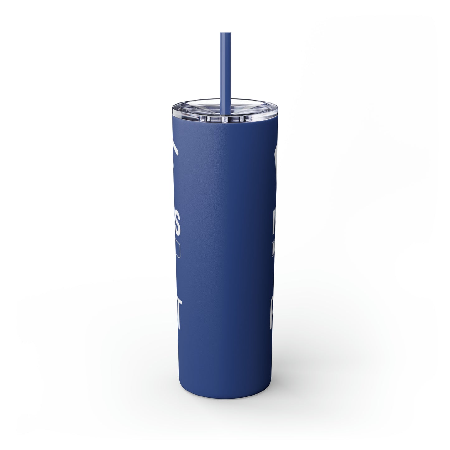 Nurse In Progress Loading Please Wait Skinny Tumbler with Straw, 20oz