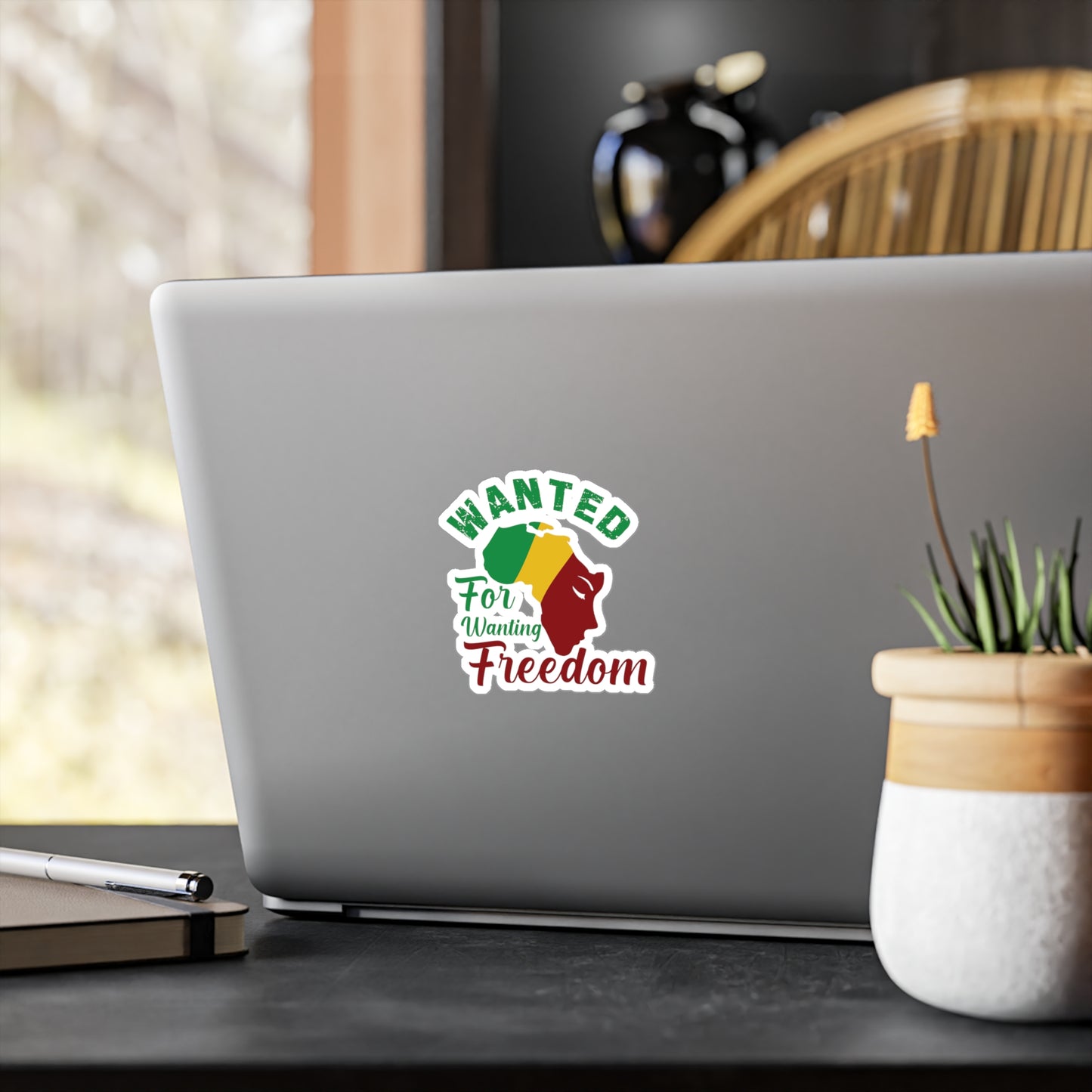 Wanted for Wanting Freedom Kiss-Cut Vinyl Decals