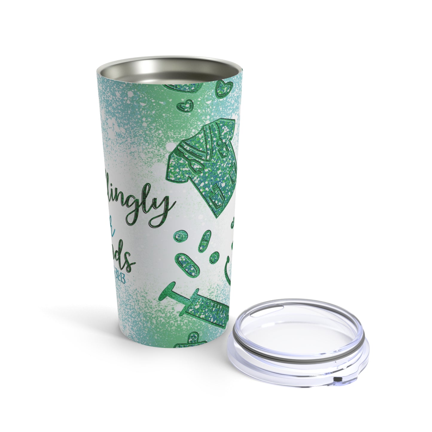 Medical Marvels Light Teal Tumbler 20oz
