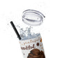 Affirmation Beauty -Skinny Tumbler with Straw, 20oz