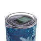 Midnight Sky Snowflakes Maars Maker Skinny Matte Tumbler, 20oz