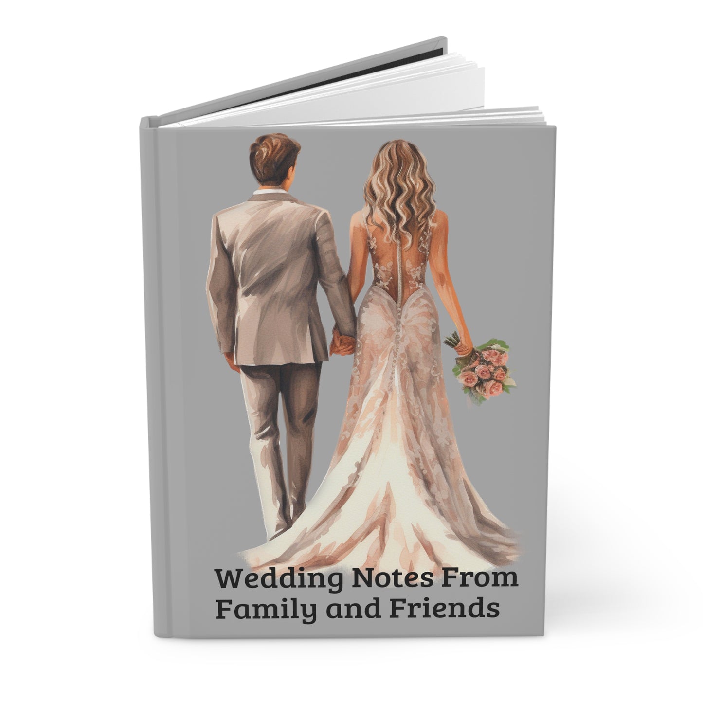 Wedding Notes From Family and Friends Hardcover Journal Matte