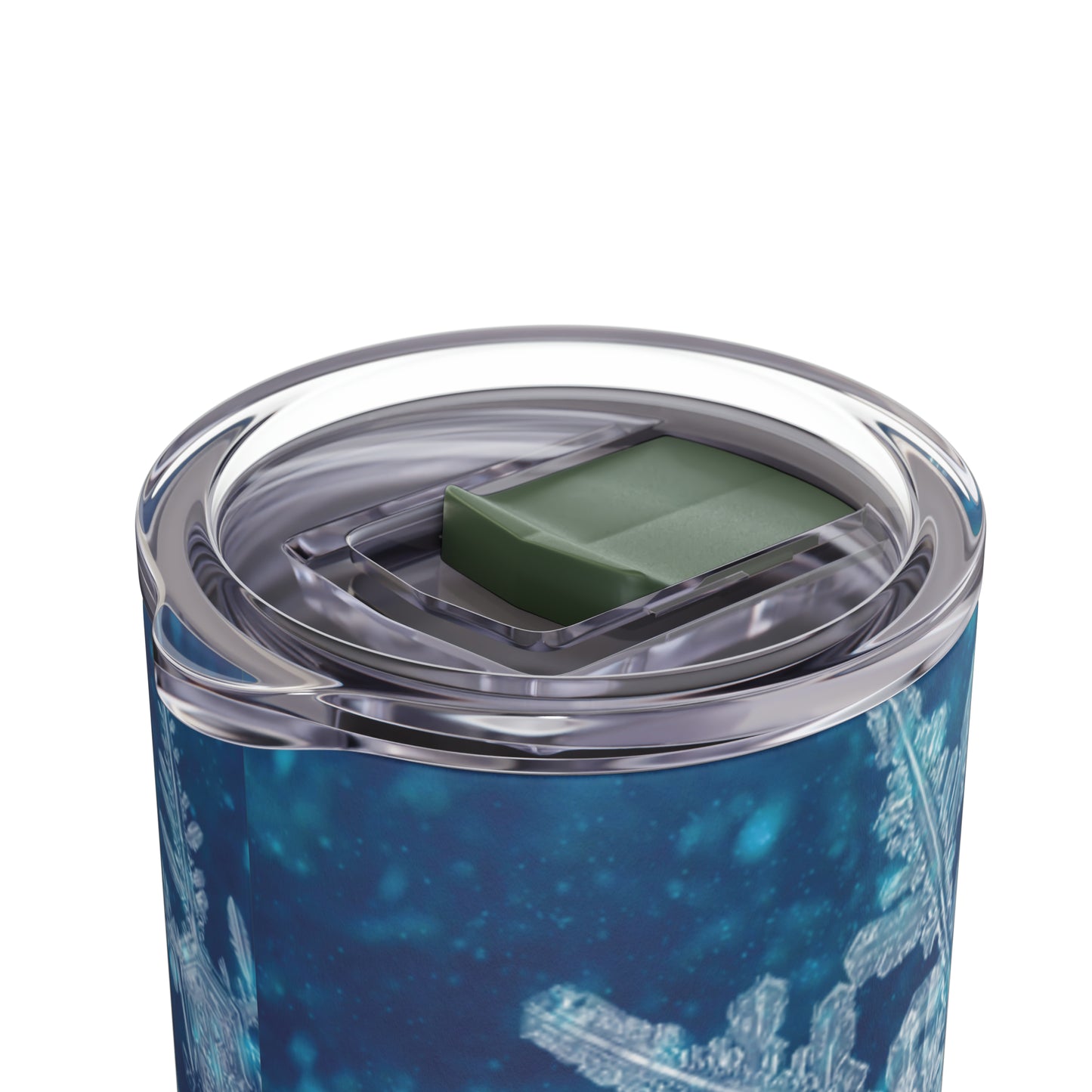Midnight Sky Snowflakes Maars Maker Skinny Matte Tumbler, 20oz