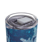 Midnight Sky Snowflakes Maars Maker Skinny Matte Tumbler, 20oz