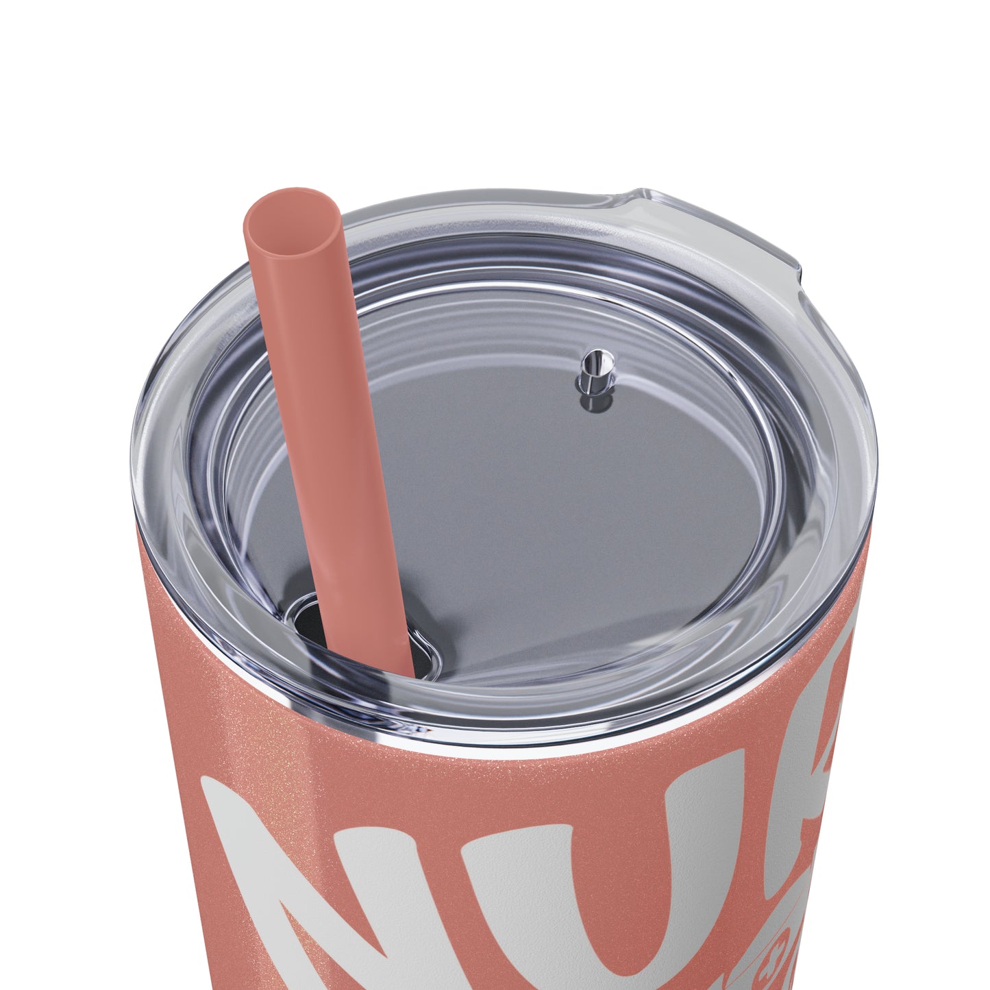 Nurse In Progress Loading Please Wait Skinny Tumbler with Straw, 20oz