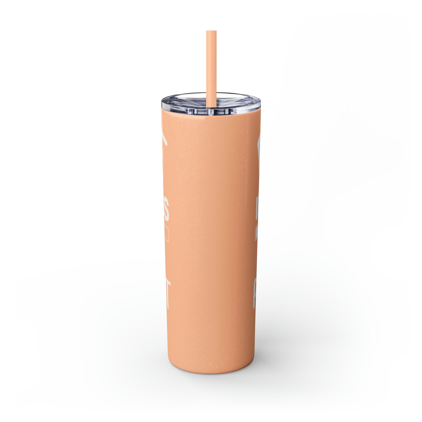 Nurse In Progress Loading Please Wait Skinny Tumbler with Straw, 20oz