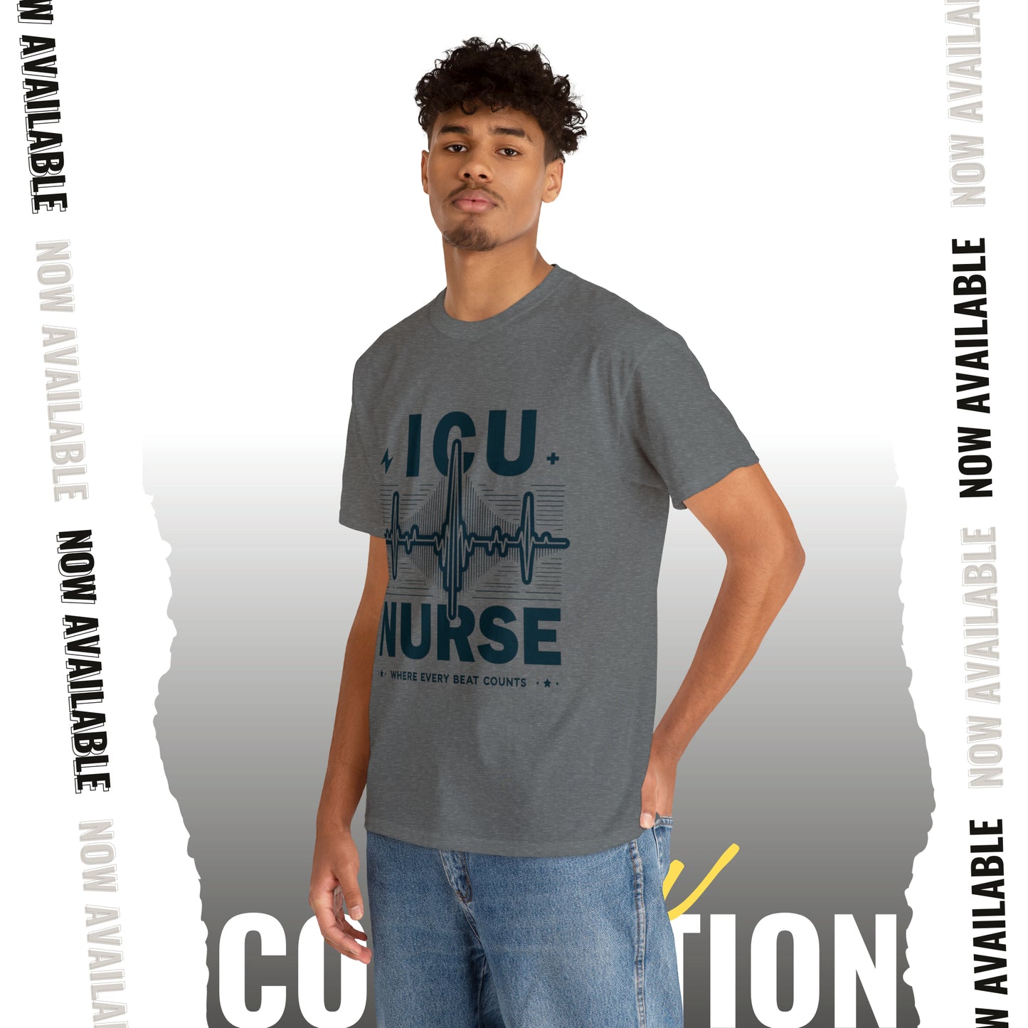 ICU Nurse Unisex Heavy Cotton Tee
