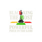 Black King the Most Powerful Piece In The Game Kiss-Cut Vinyl Decals
