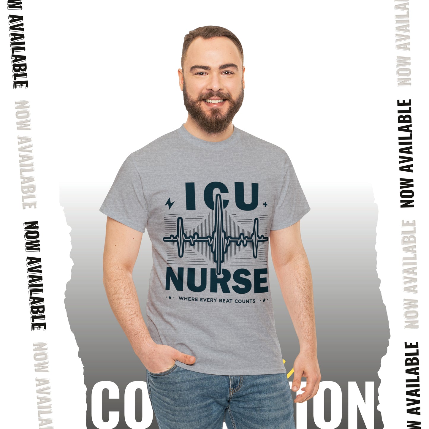 ICU Nurse Unisex Heavy Cotton Tee